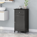 Bathroom Cabinet Black Mdf