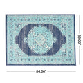 Rug Blue Polypropylene