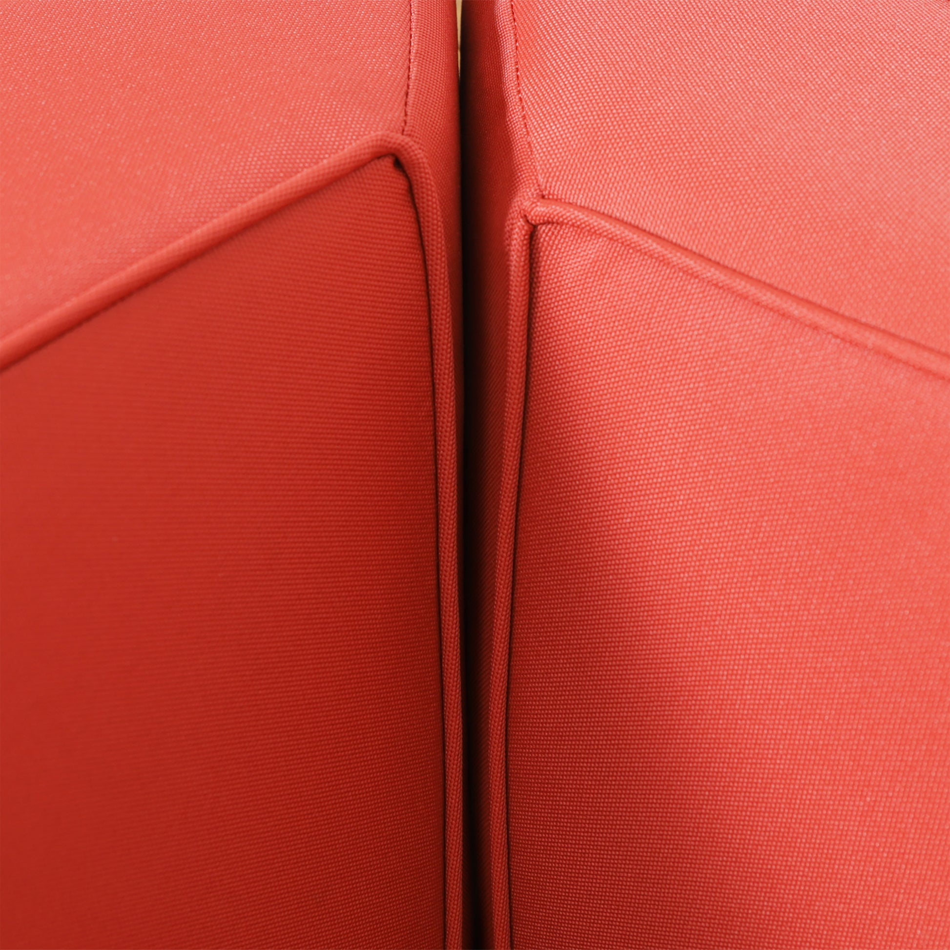 Brava X Back Right Corner Bench, Red Red Acacia Wood