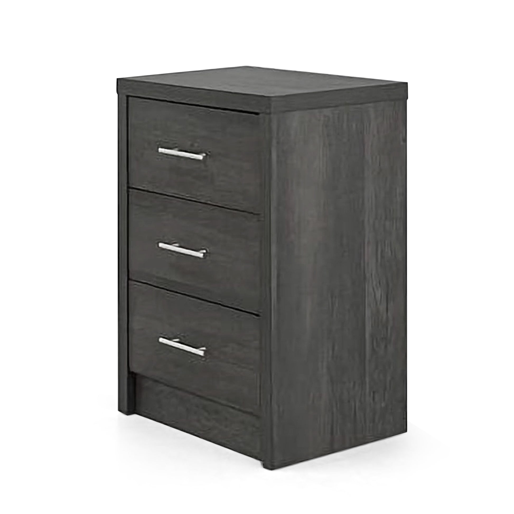 Bologna Bedroom 3 Drawer Chest Grey Mdf