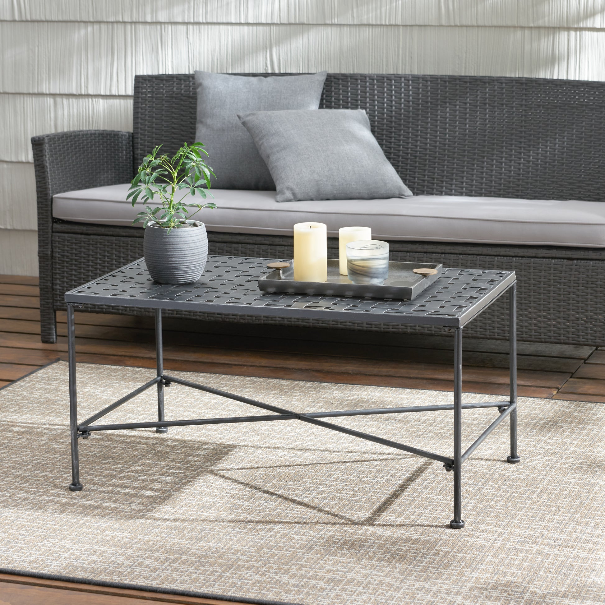 Luna Coffee Table Black Iron