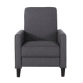 Smoke Fabric Push Back Chair For Elegant Home D Cor Smoke Fabric