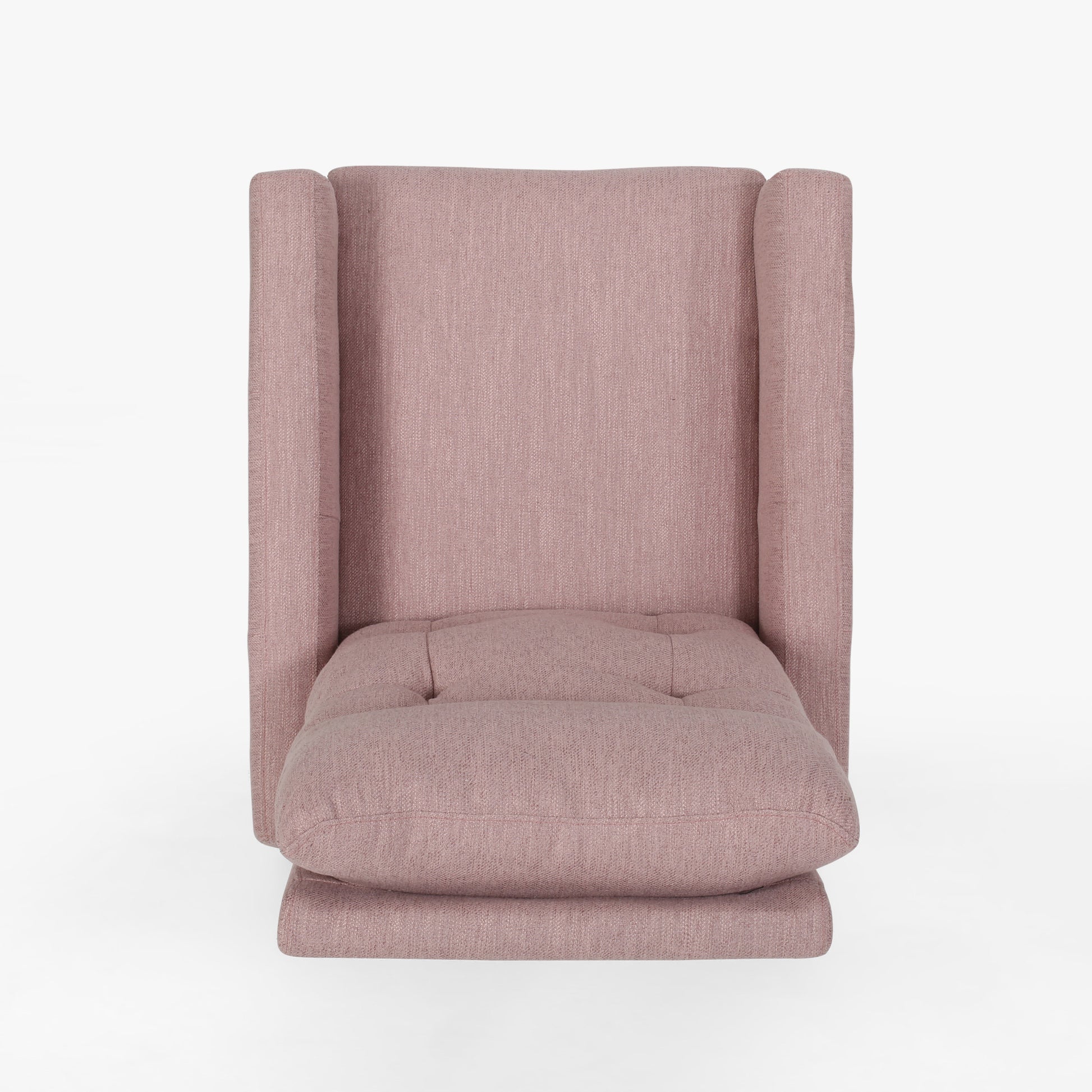 Glider Swivel Recliner Chair Blush Fabric