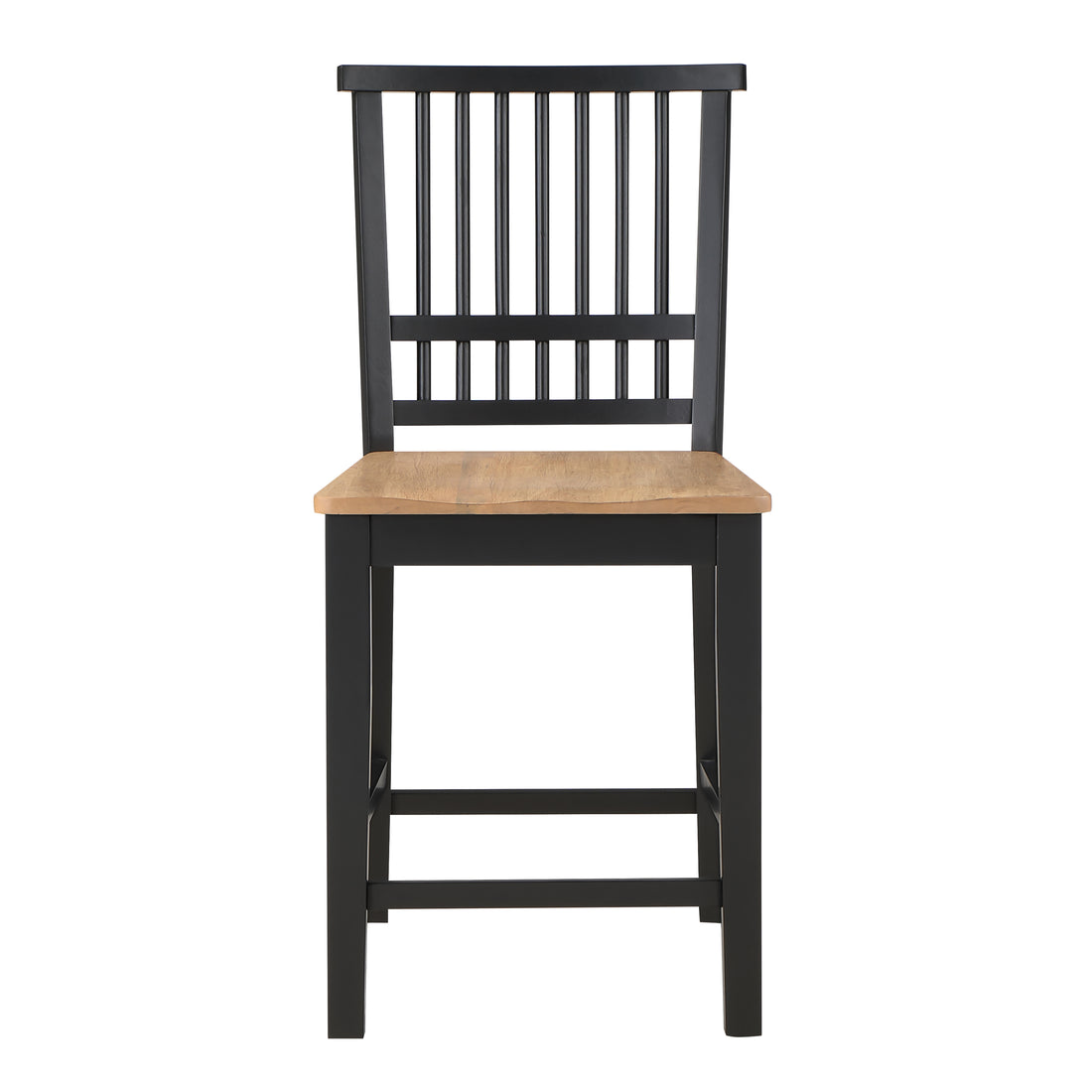 Magnolia Counter Stool Set Of 2 Black Black Wood