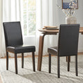 Ryan Kd Dining Chair Set Of 2 Brown Leather