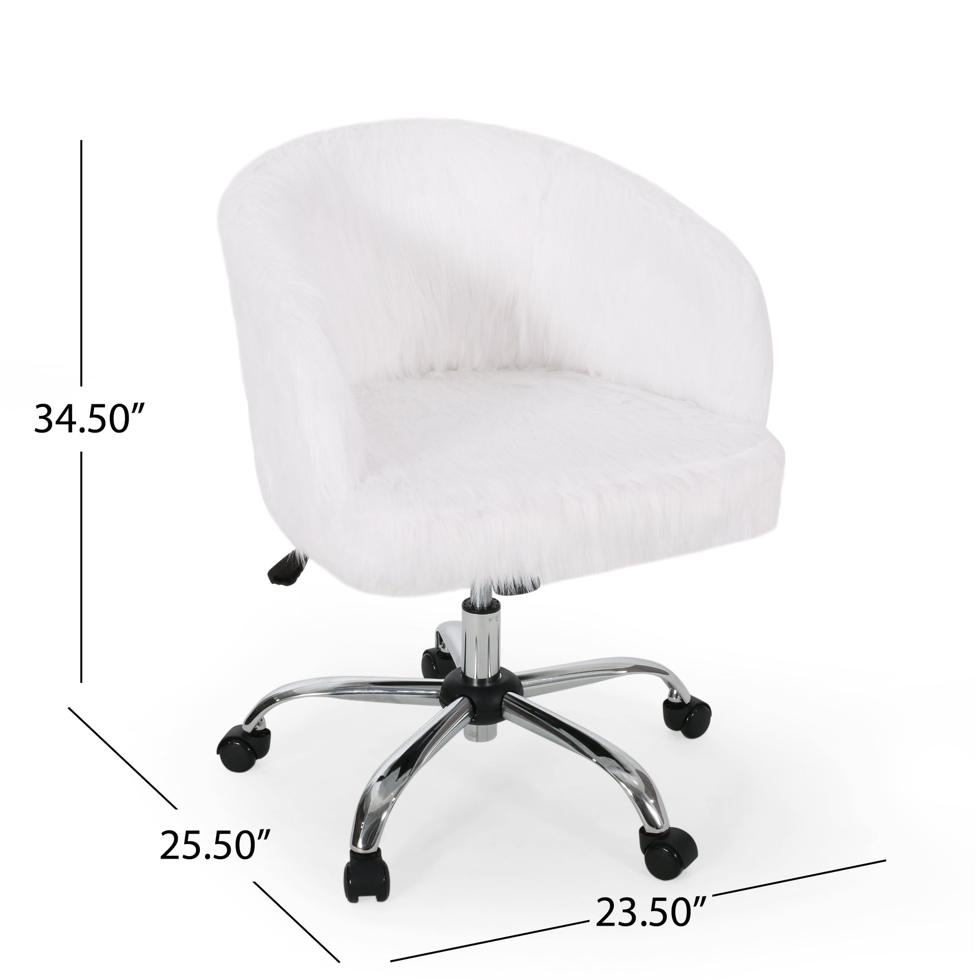 Office Chair White Pu