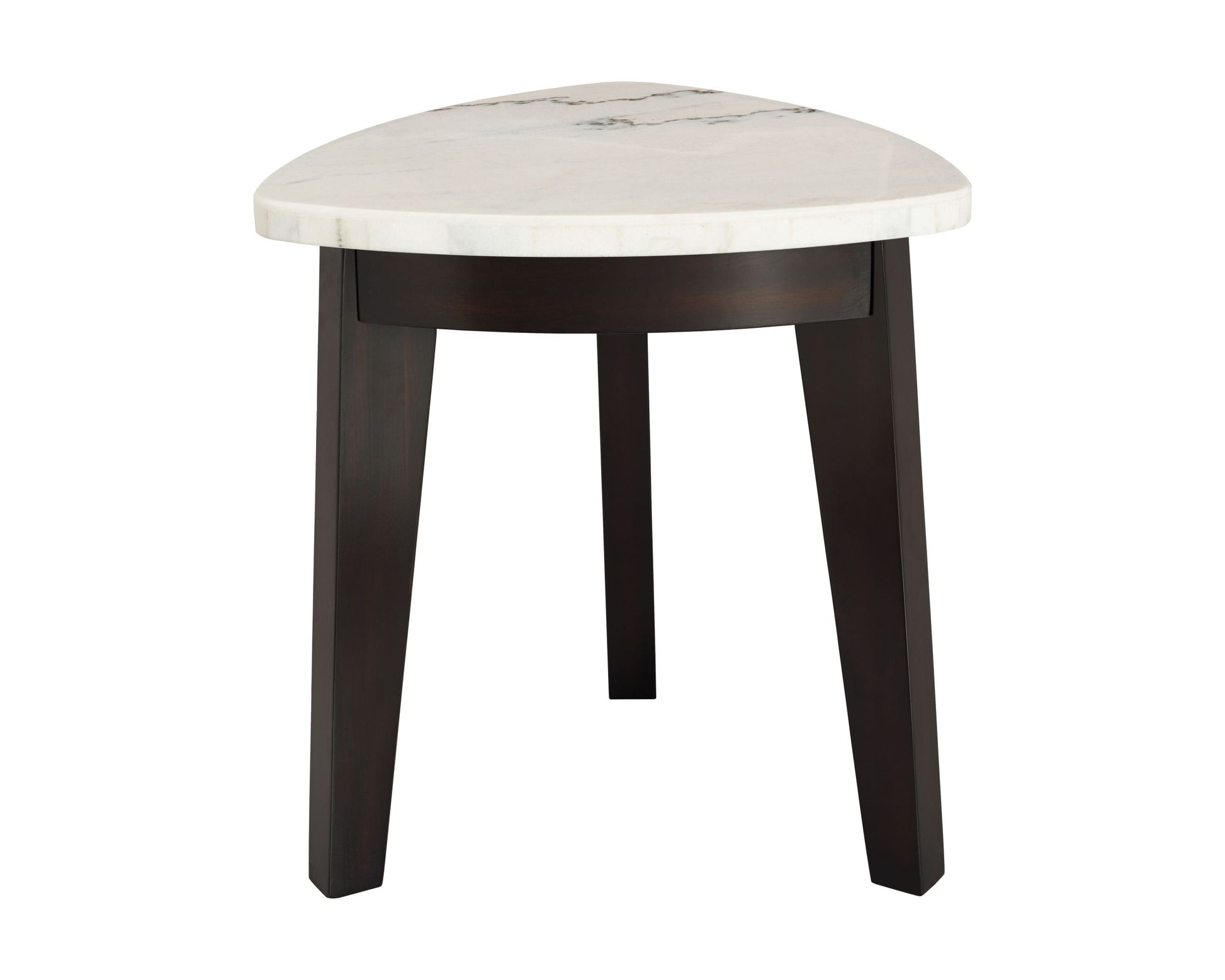 Francis White Marble Top End Table White White Marble