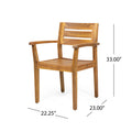 Stamford Dining Chair Teak Acacia Wood
