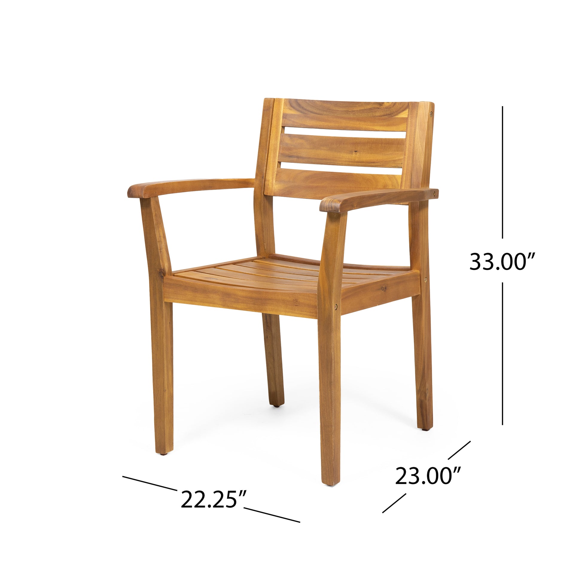 Stamford Dining Chair Teak Acacia Wood