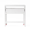 Desk With Upper Console Table White Solid Wood Mdf