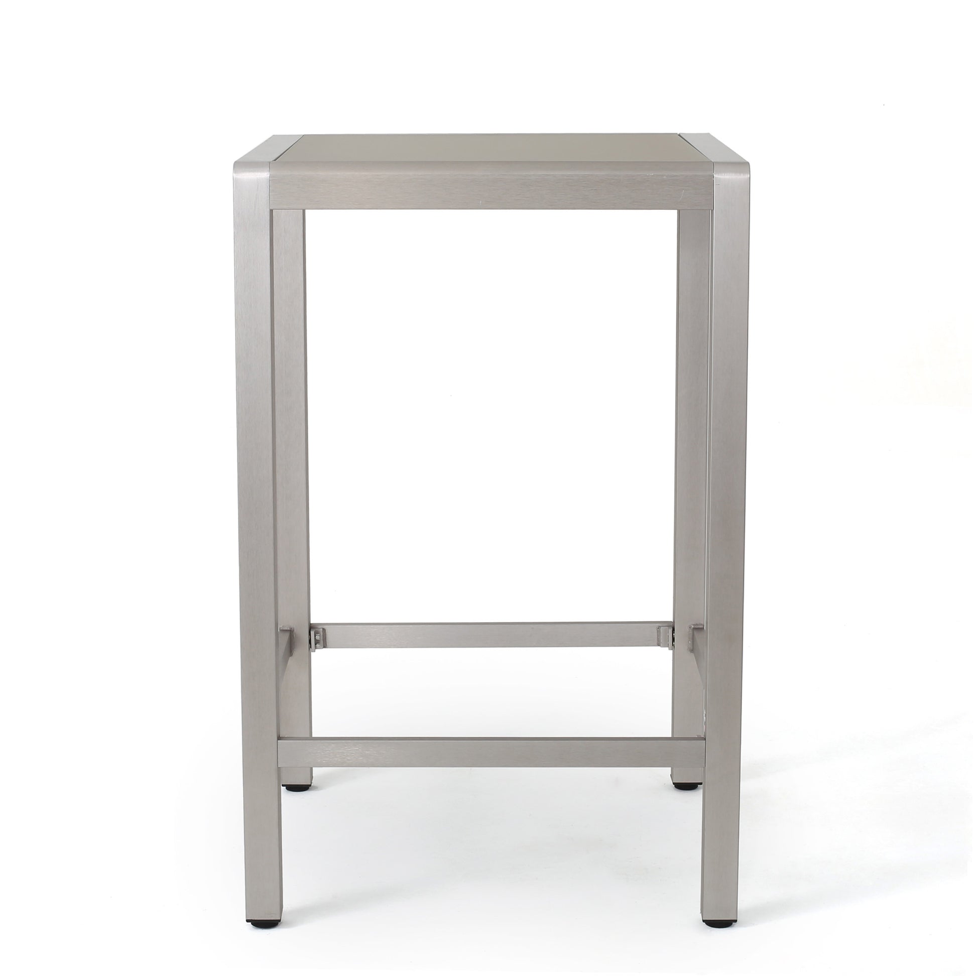 Cape Coralglass Top Bartable Grey Aluminium