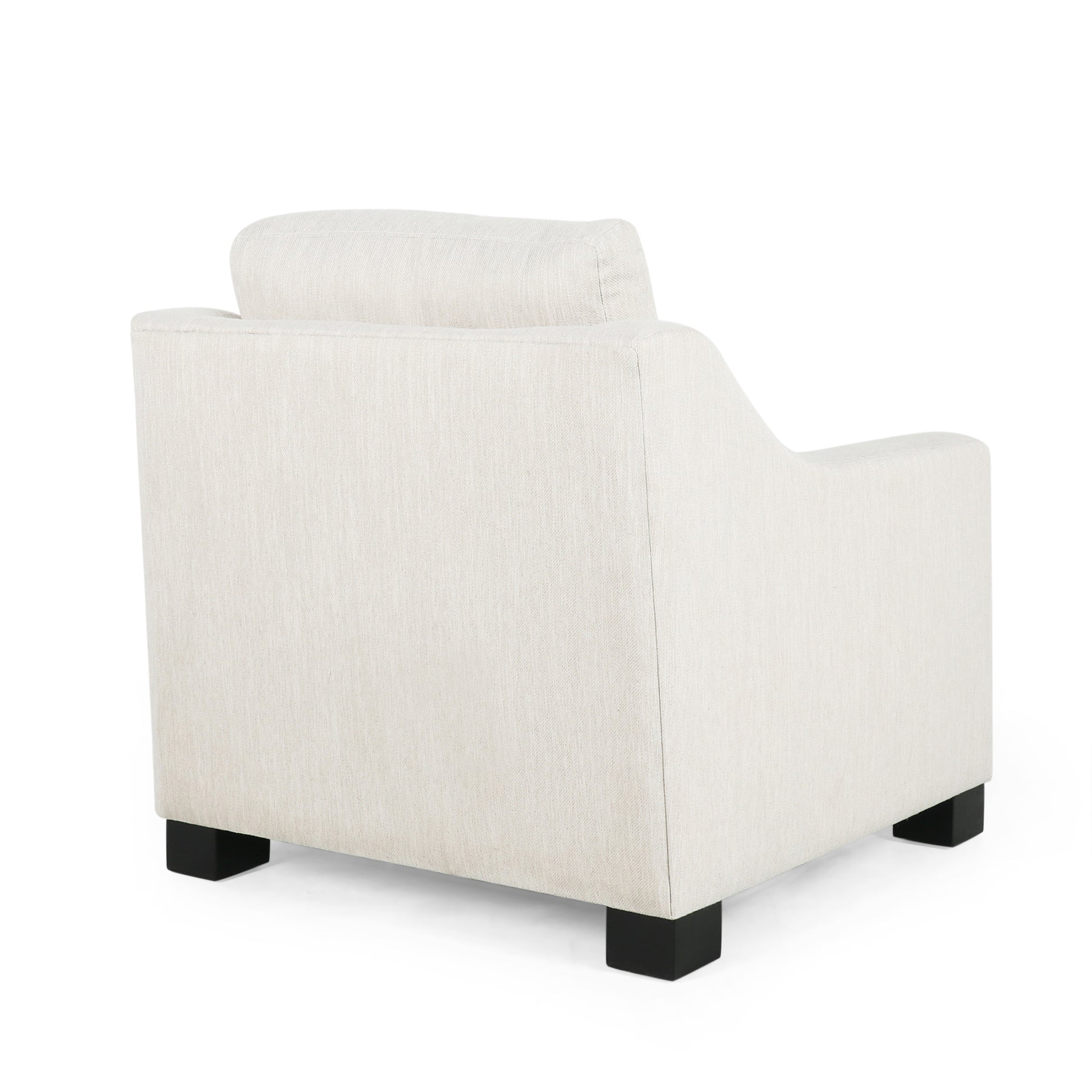 Club Chair Beige Fabric 1 Seat