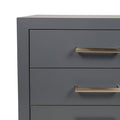 3 Drawer Chest Charcoal Grey Mdf