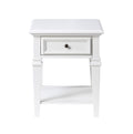 Charlestown End Table White White Wood