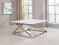 Zurich 3 Piece Occasional Table Set White White Wood