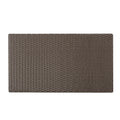 Puerta 4Pc Set Brown Rattan Waterproof Fabric