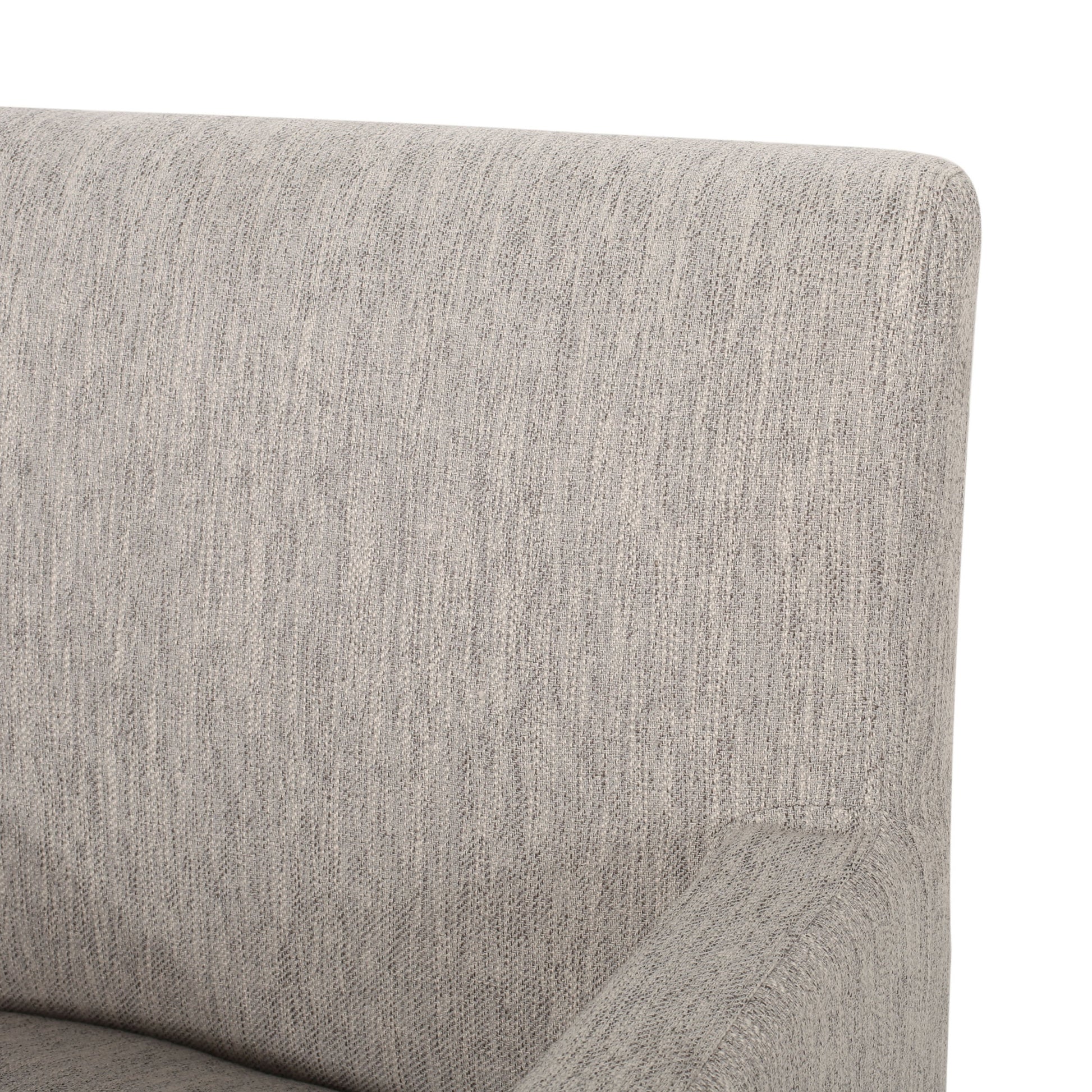 Arm Chair Light Grey Fabric