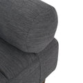 Chaise Lounge Charcoal Fabric