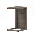 Bucharest End Table Brown Rattan