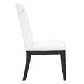 Yves 8 Piece Dining Set White White Wood