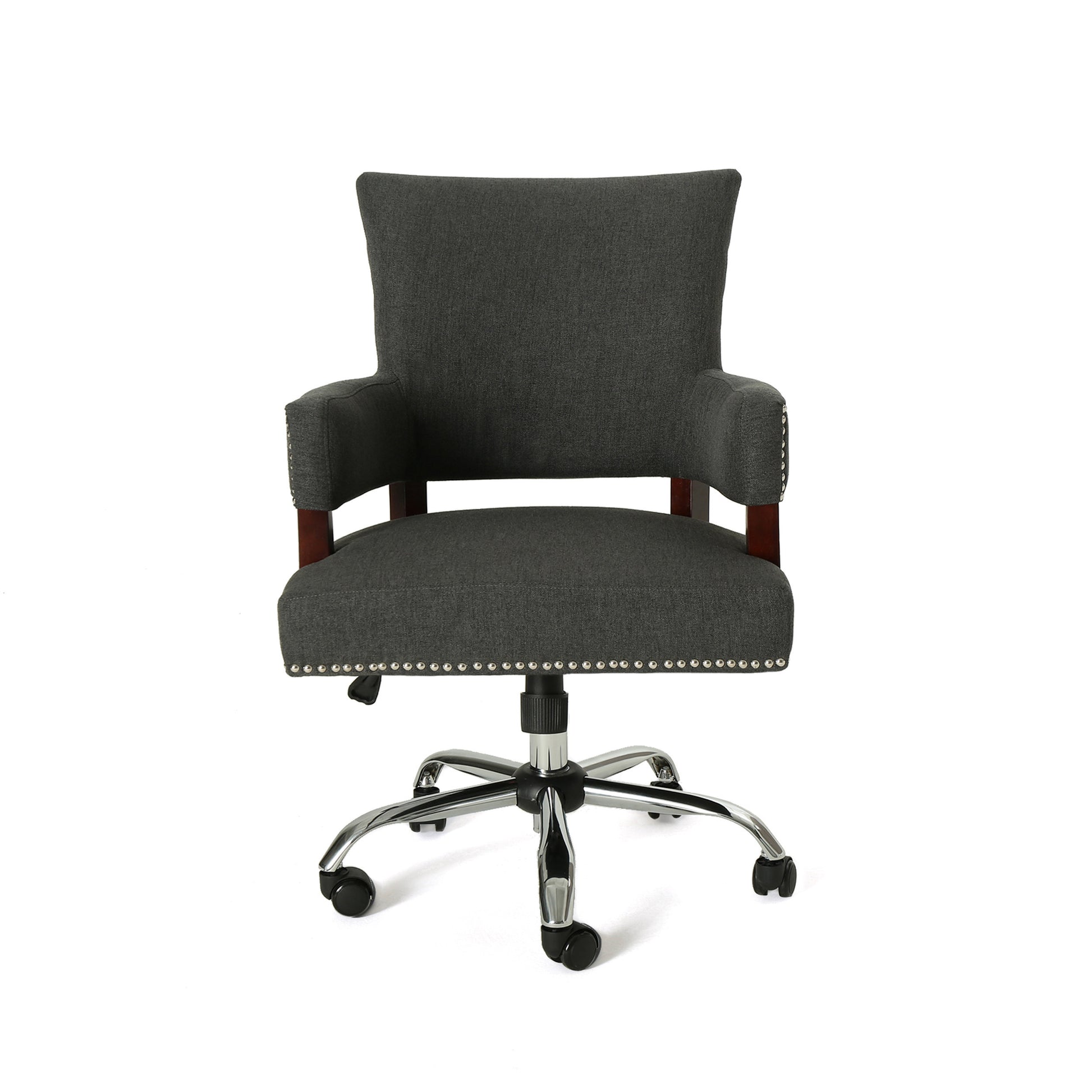 Office Chair Dark Gray Fabric