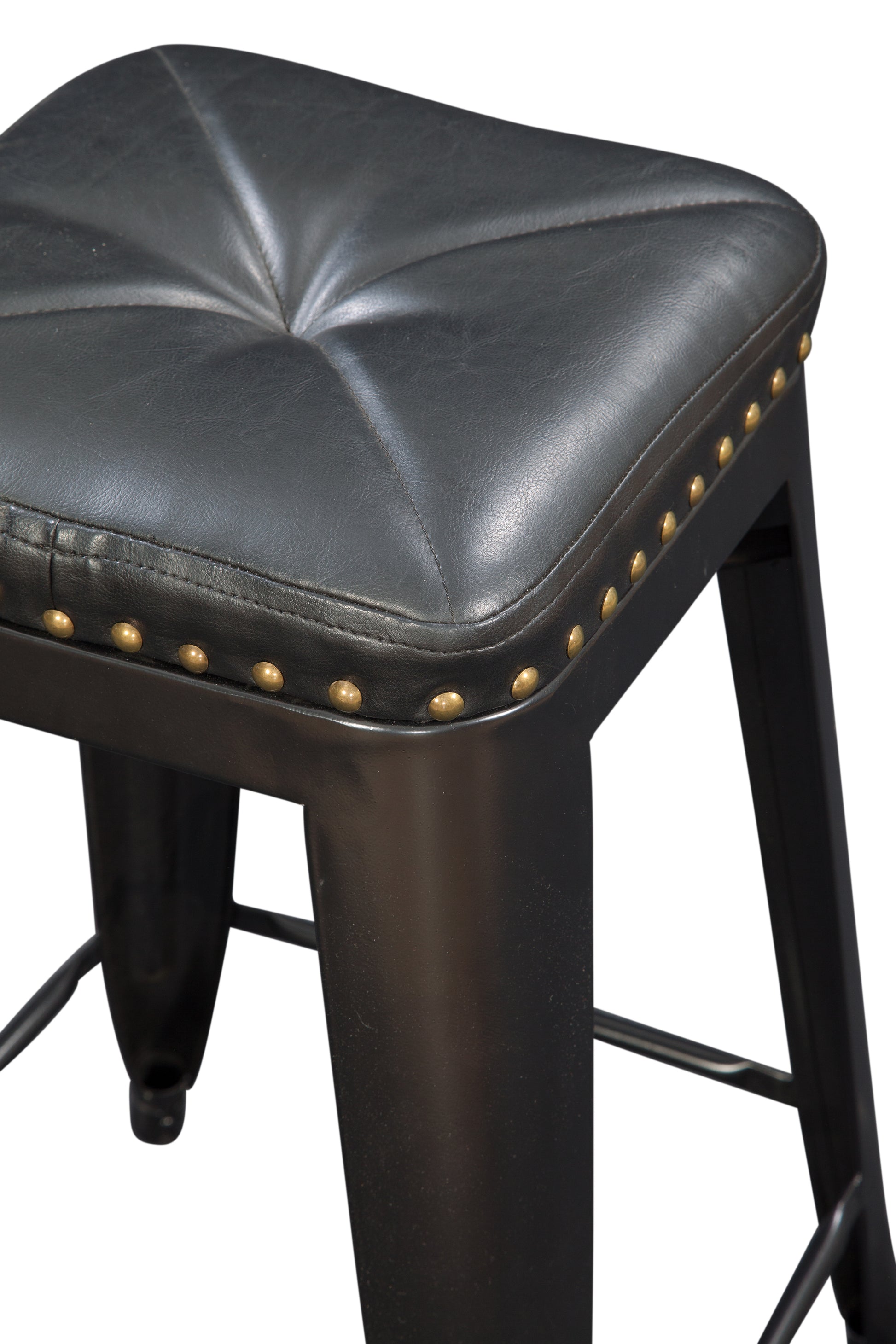 Hank Barstool Set Of 2 Black Black Wood