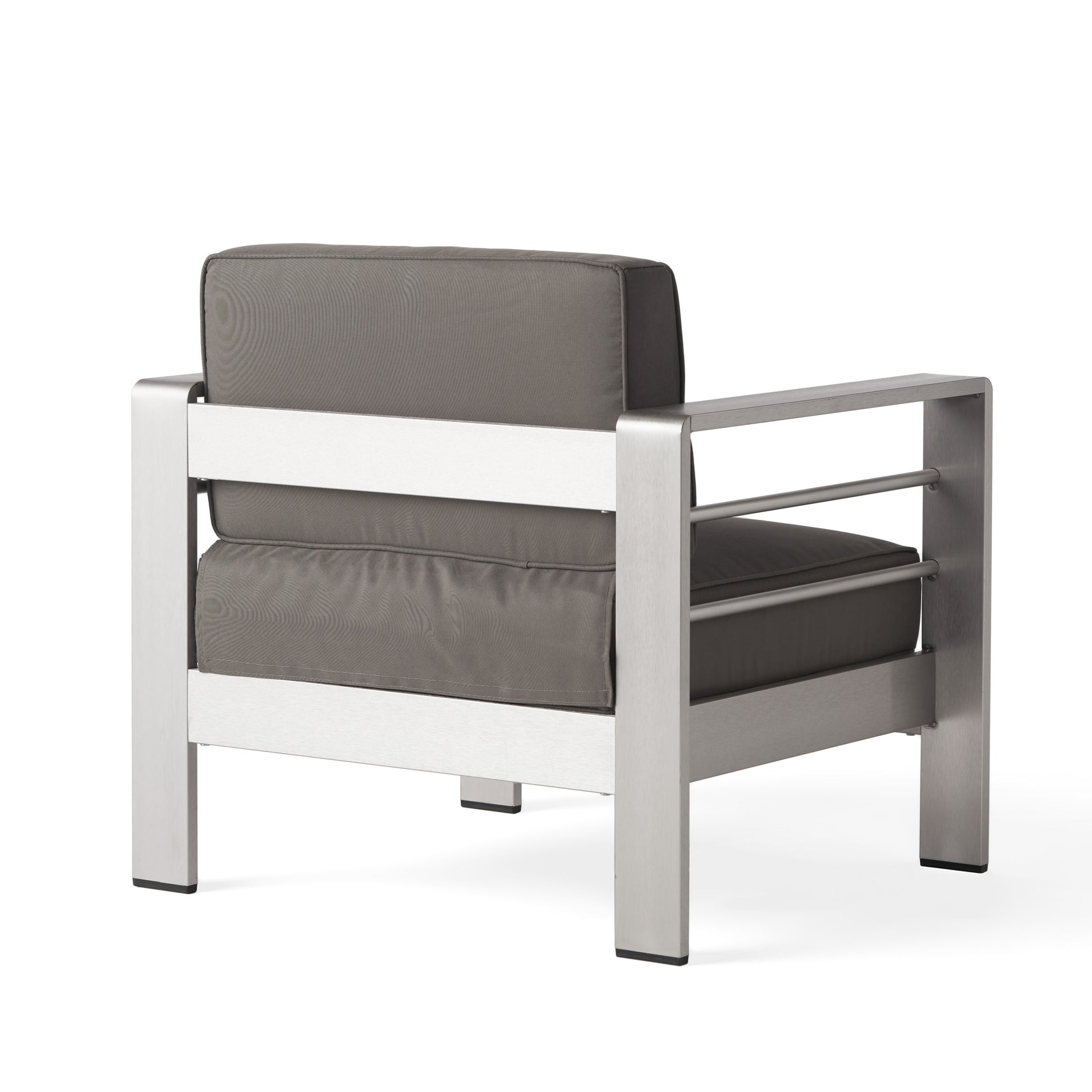 Cape Coral Mp1 Club Chair Yes Khaki,Silver Rust Resistant Frame Garden & Outdoor Modern Aluminium