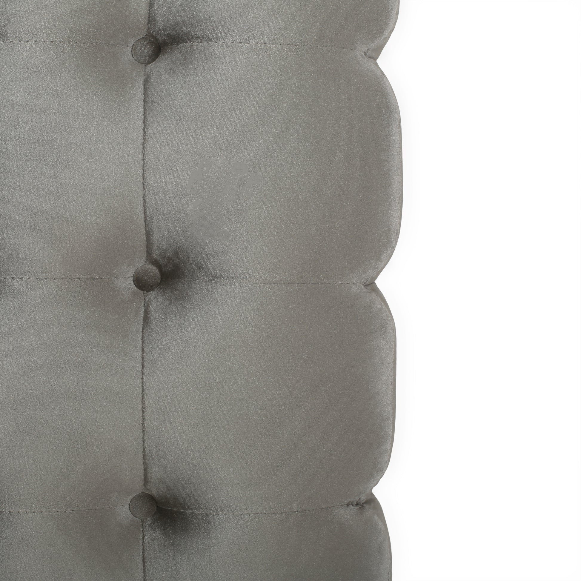 Ottoman Grey Velvet