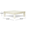 Oana Brava Coffee Table Light Gray Acacia Wood