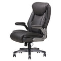 Classic Gray Bonded Leather Upholstered Office Chair With Adjustable Armrest, Height And 360 Degree Swivel, Office Room Furniture Caster Solid Gray Office Rectangular Contemporary Office Chairs Solid Back Bonded Leather Adjustable Height Plywood