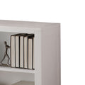 White 2 Shelf Bookcase 2 Or Less White White Standard Horizontal Primary Living Space Closed Back Wood Pine