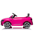 12V Kids Ride On Electric Car W Parents Remote Control,Licensed Audi Sq8 For Kids,Dual Drive,Suspension,Hanging Start,Three Speed Adjustable Music,Volume Control,Led Lights For Kids Aged 3 6. Pink