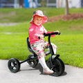 Qaba 3 Wheel Recreation Ride On Toddler Tricycle With Bell Indoor Outdoor Black Black Steel