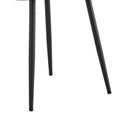 Table And Chair Set. Modern Dining Table With Mdf Top And Beautiful Mdf Legs. Comes With Brown Comfortable Chair With Seat And Metal Legs. Suitable For A Wide Range Of Decorative Styles. Brown,Wood Seats 4 Mdf