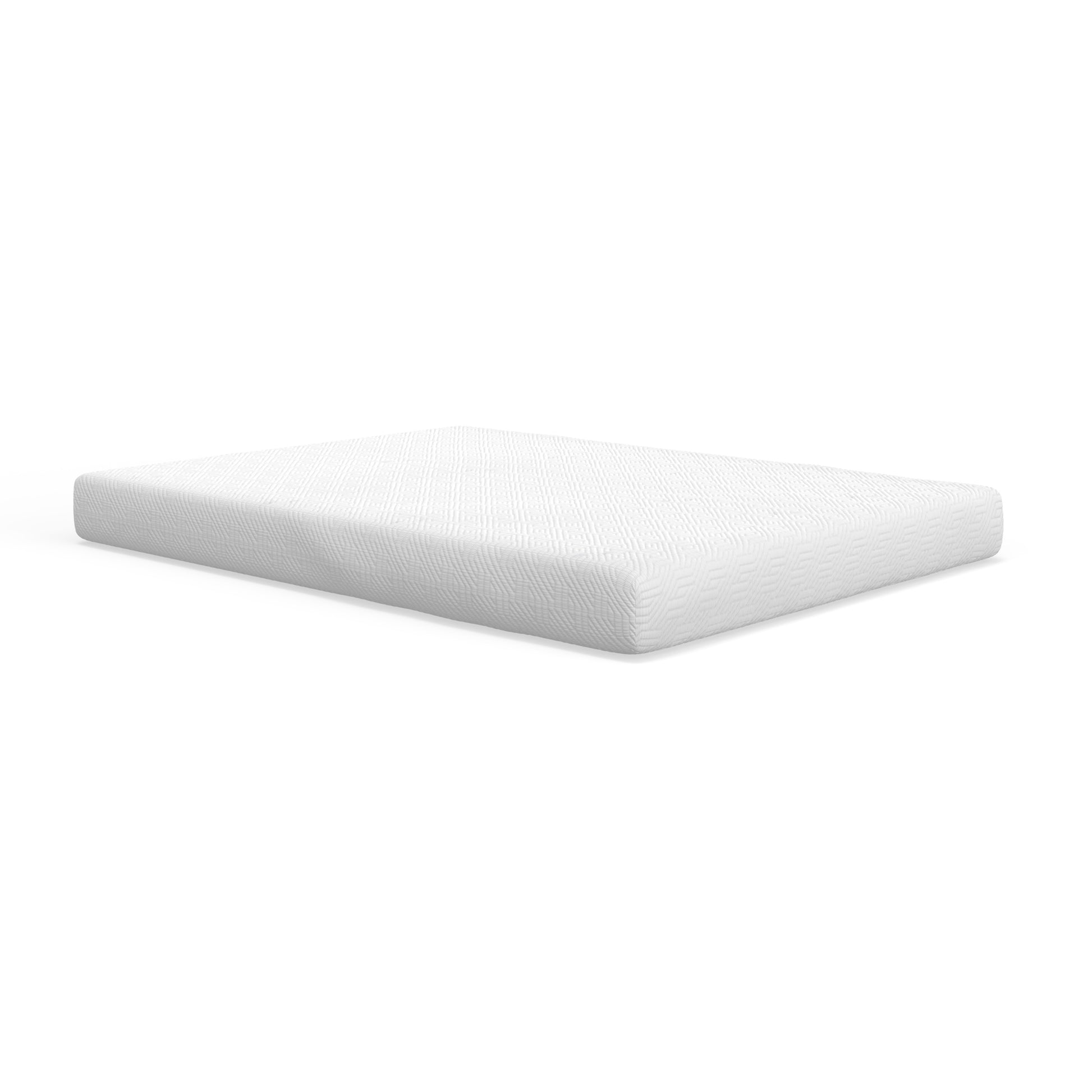 8" Essentials Gel Infused Memory Foam Mattress Full White Foam Full