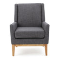 Kd Accent Chair Light Grey Fabric