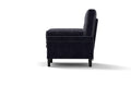 Grey Sofa Chair With Recline Fuction Grey Velvet Metal Primary Living Space Medium Soft Loose Back Pillow Top Arms Foam Fabric Metal 1 Seat
