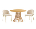 Wood Dining Table&Chair Set Wood Wood Metal