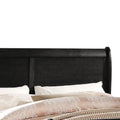 Black Twin Bed Box Spring Required Twin Black Wood Bedroom Pine Sleigh Wood