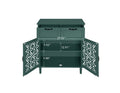 2 Door 2 Drawer Cabinet, American Furniture, Suitable For Bedroom, Living Room, Study Dark Green Mdf