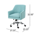 Office Chair Blue Fabric