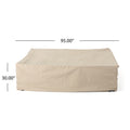 Shield Dining Set Cover Beige Fabric