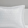 Plush To Sherpa Comforter Set King Ivory Polyester