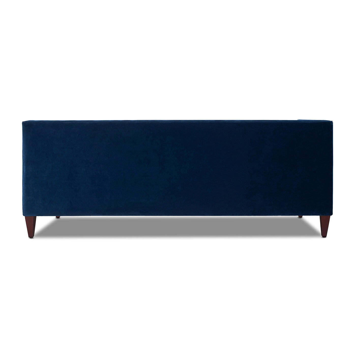 Jack 84" Modern Tuxedo Tufted Sofa, Navy Blue Velvet Navy Blue Foam Velvet 3 Seat