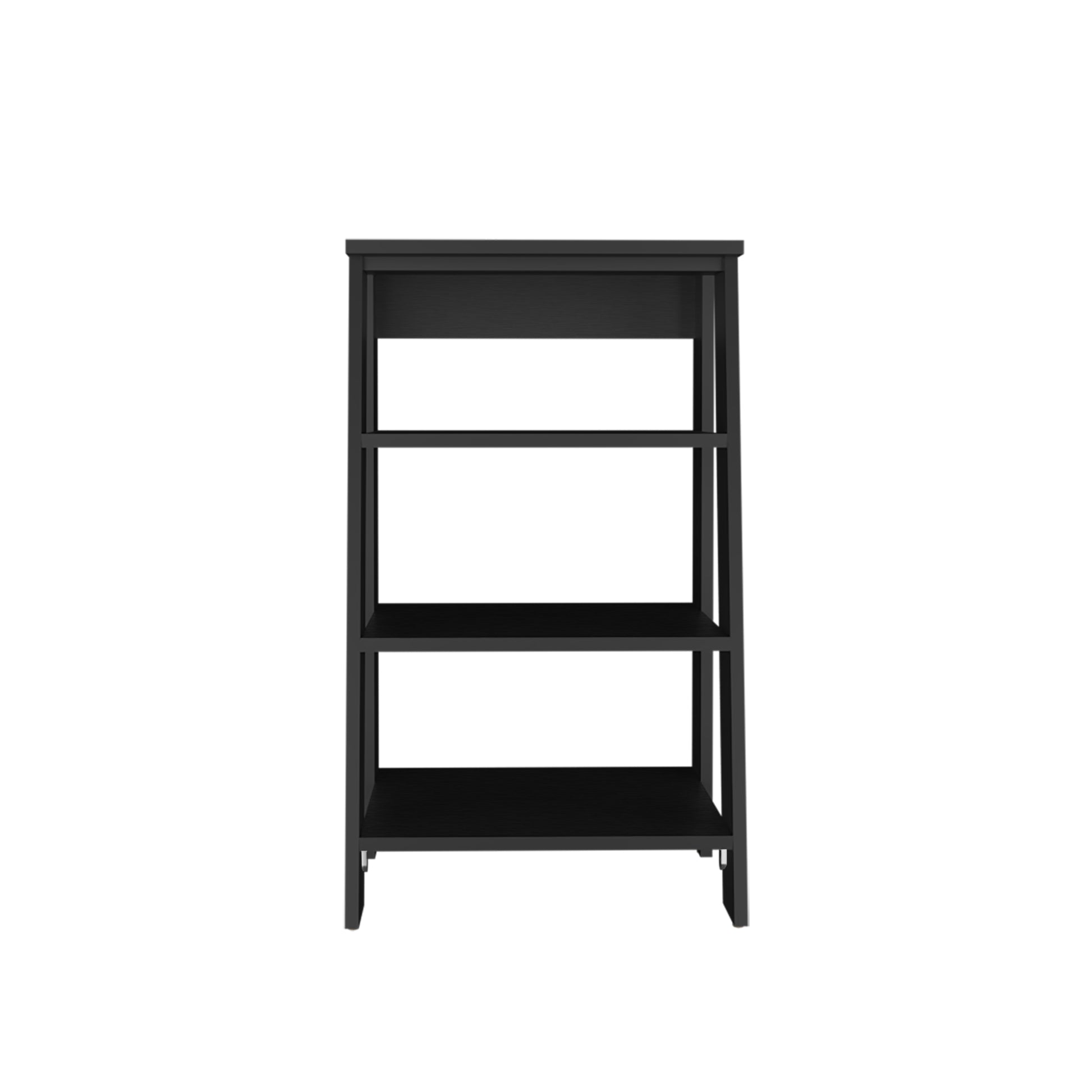 Mcneal Freestanding Bathroom Shelf With Open Storage, Black Black 3 Up To 17 In 24 To 31 In Bathroom Freestanding Modern 10 15 Inches Particle Board Melamine