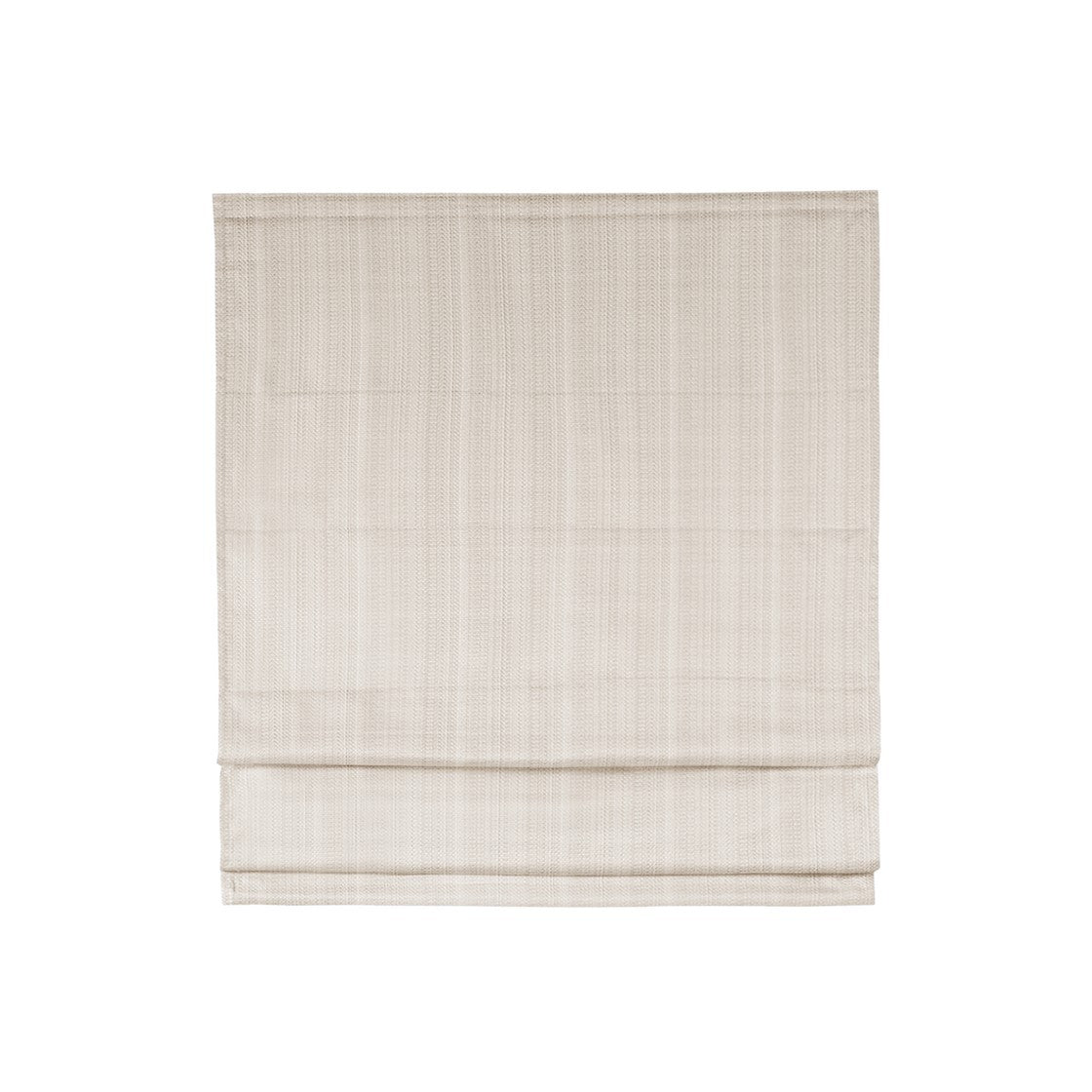 Basketweave Room Darkening Cordless Roman Shade Ivory Polyester