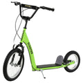 Aosom Youth Scooter Kick Scooter For Kids 5 With Adjustable Handlebar 16