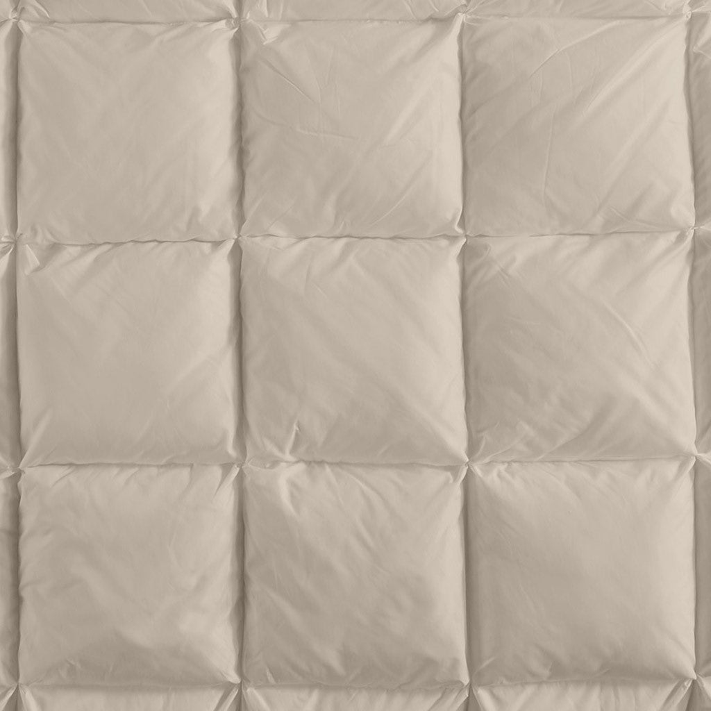 Overfilled Pillow Protector Single Piece King Size Beige Polyester
