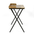 Console Table Natural Metal & Wood