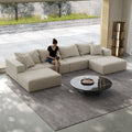 Oversized Sponge Cloud Sofa,Modern Upholstered Sectional Sofa Couch Set,Modular 162